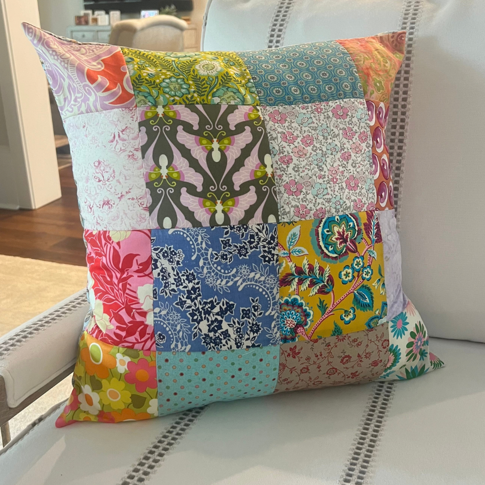 Quilted Patchwork Pillow