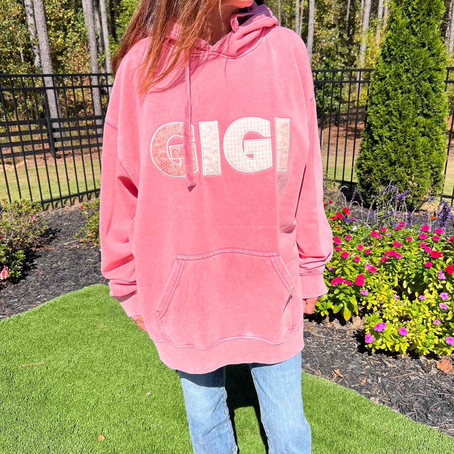 "What's your name" Grandmother Applique Sweatshirt