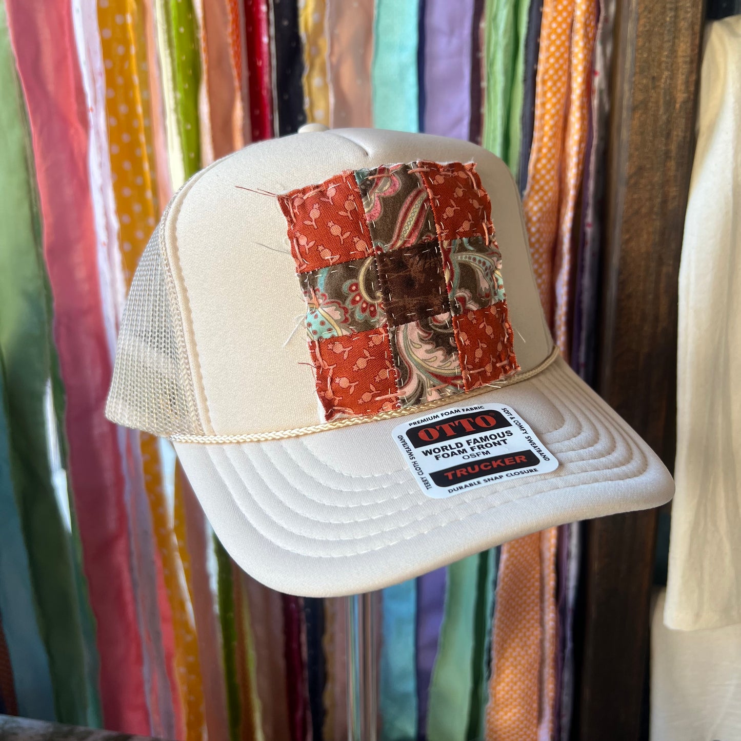 Patchwork Trucker Hat
