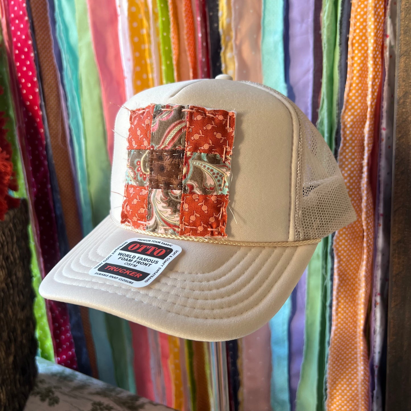 Patchwork Trucker Hat