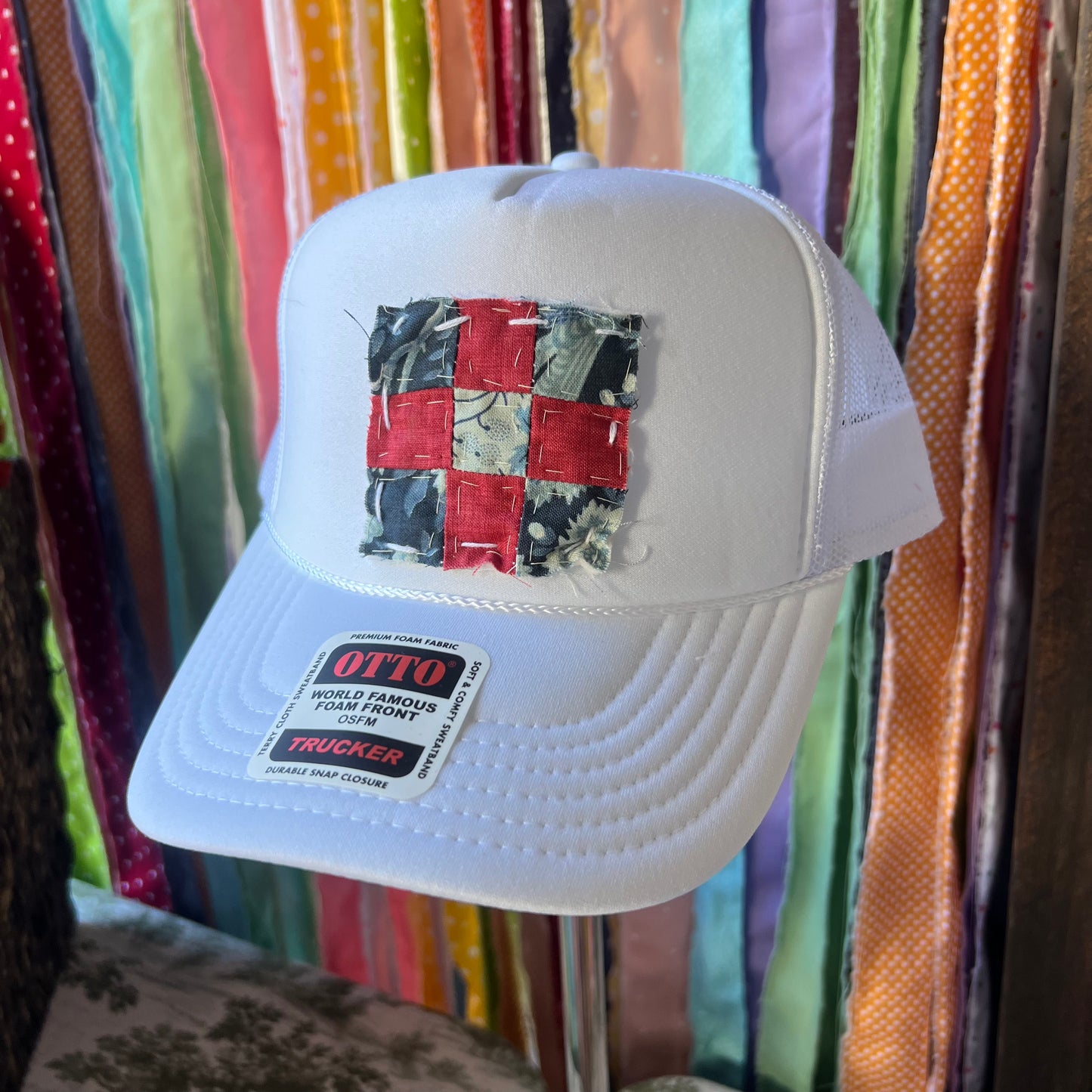 Patchwork Trucker Hat
