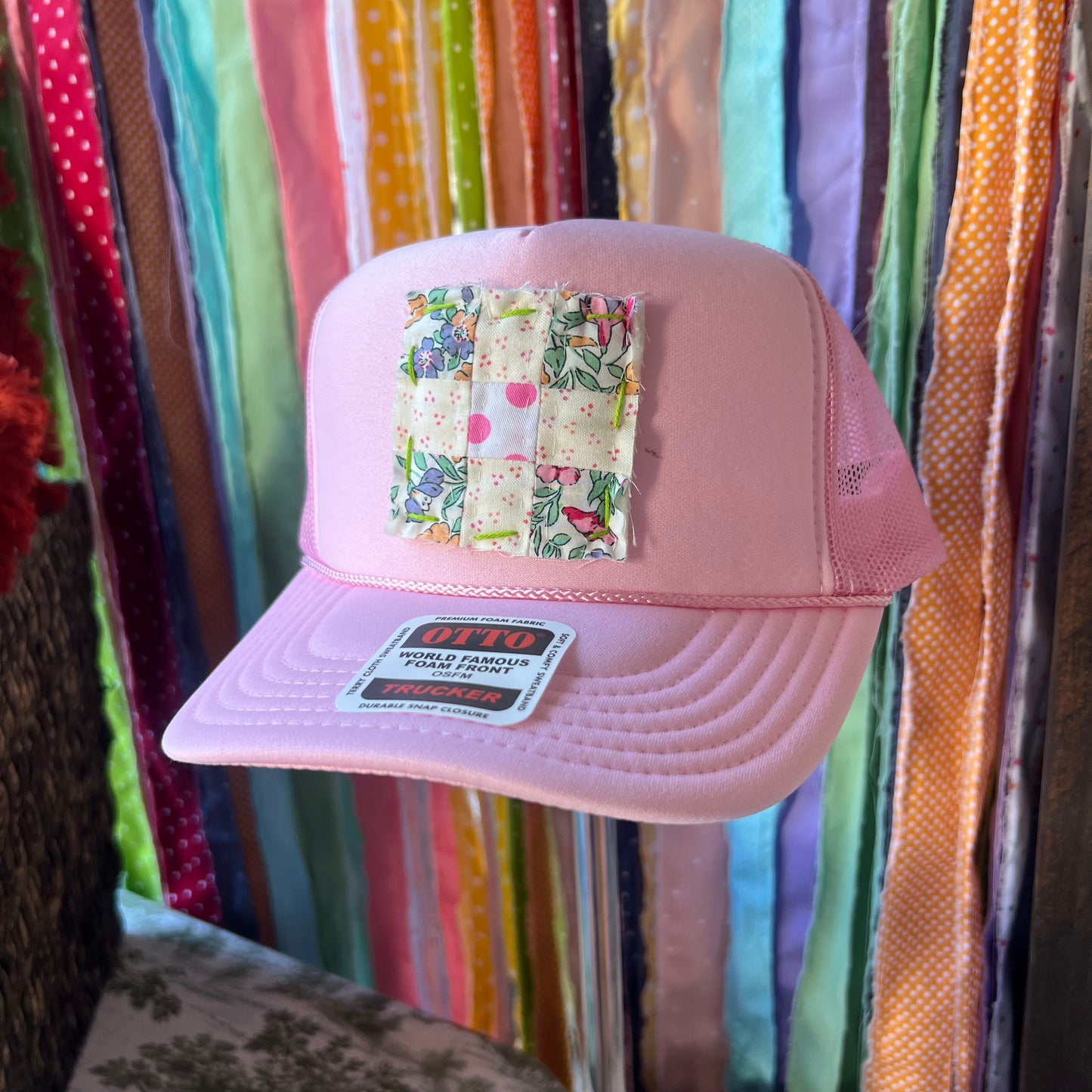 Patchwork Trucker Hat