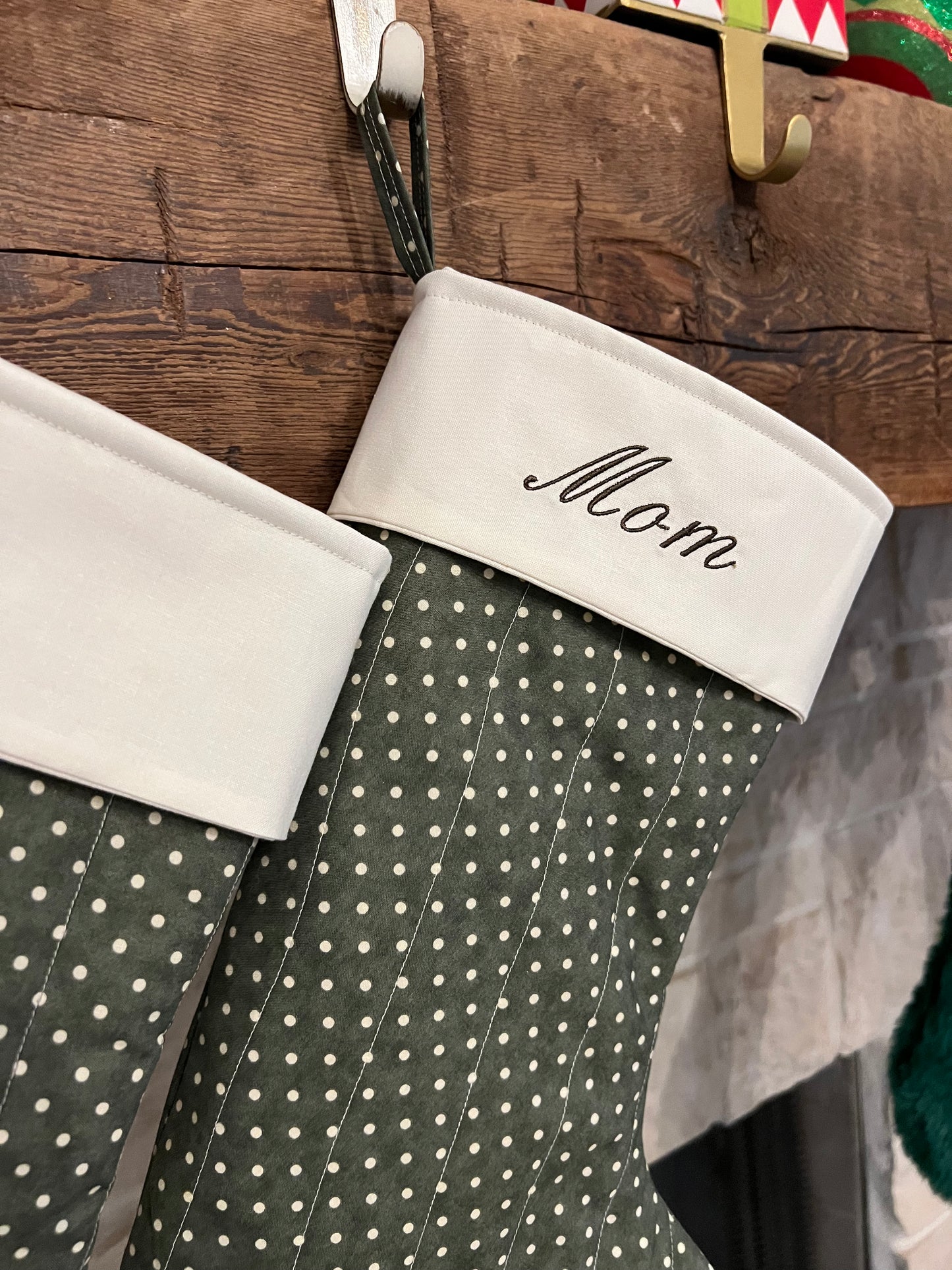 Custom Embroidered Name Stocking