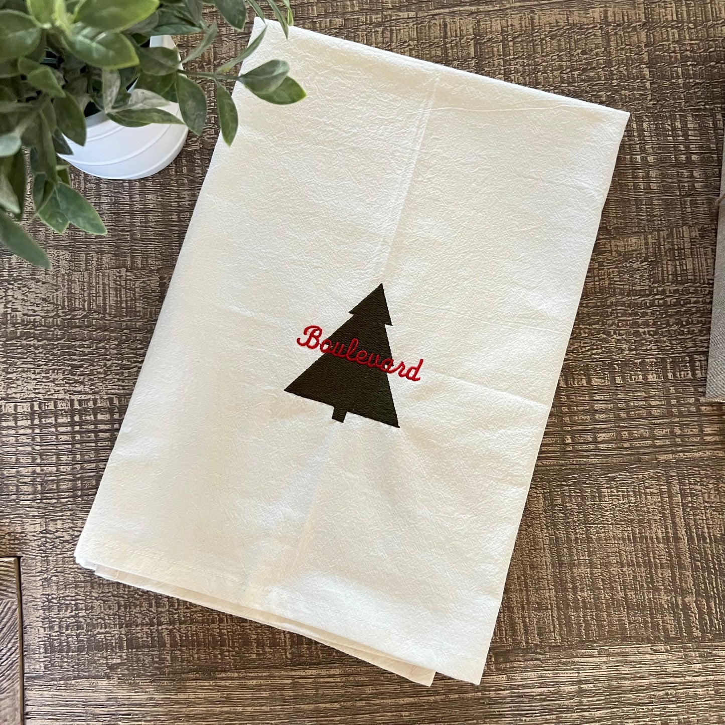 Neighborhood Christmas Tea Towel