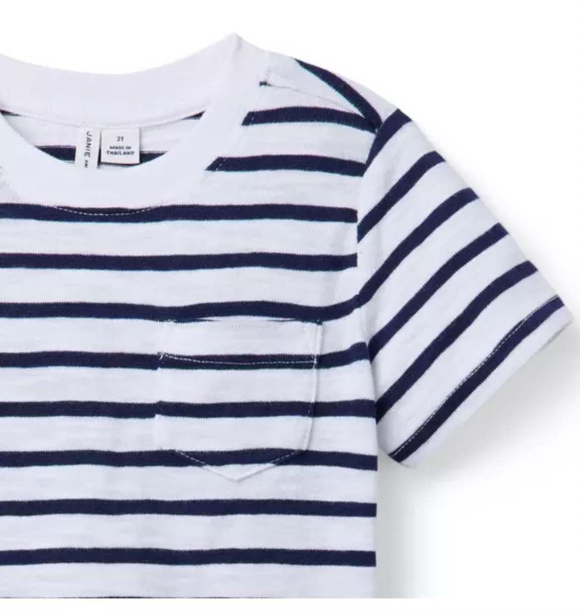 Janie & Jack The Striped Slub Tee