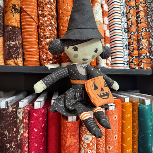 Witch Handmade Halloween Doll