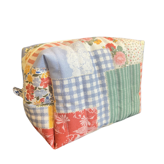 Handmade Quilted Toiletry Case
