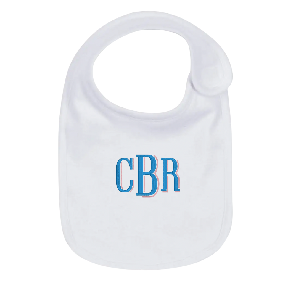 Monogram Simple Bib