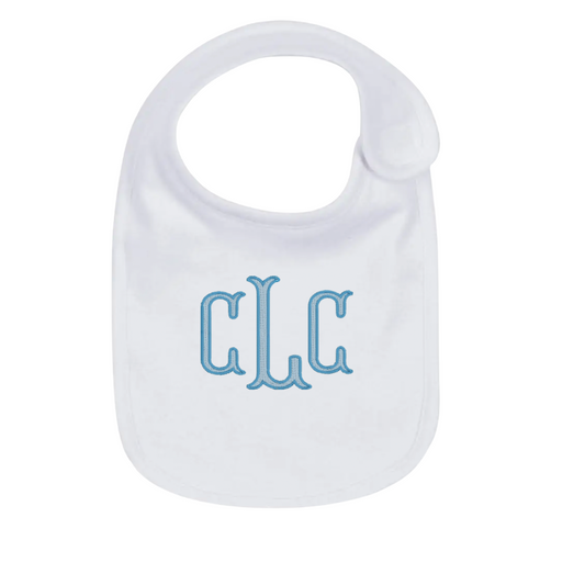 Monogram Simple Bib