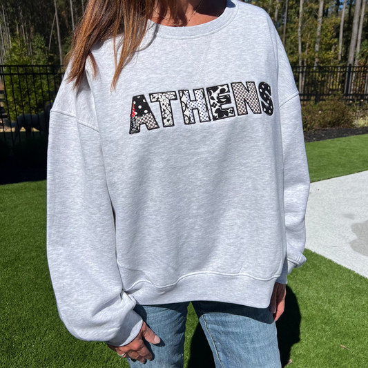 ATHENS Applique Sweatshirt
