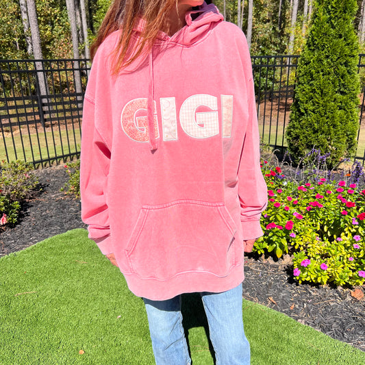 "What's your name" Grandmother Applique Sweatshirt