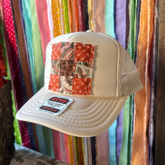 Patchwork Trucker Hat