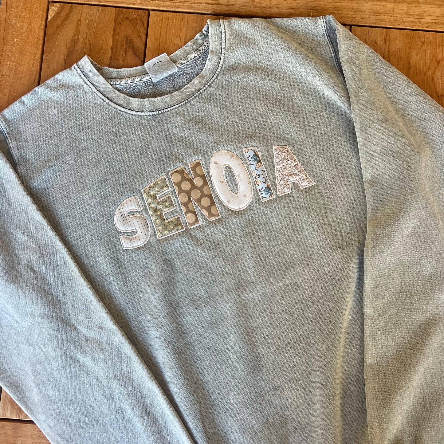 Senoia Applique Embroidered Sweatshirt