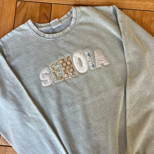 Senoia Applique Embroidered Sweatshirt