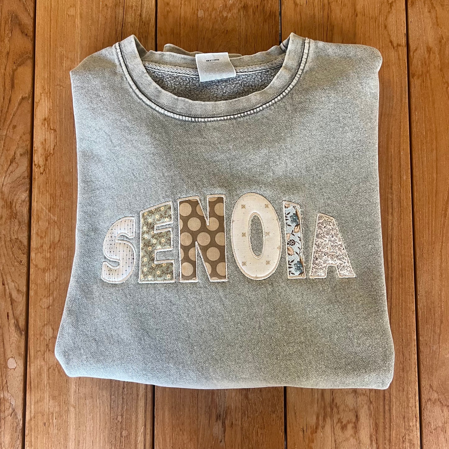 Senoia Applique Embroidered Sweatshirt