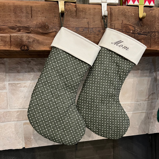 Custom Embroidered Name Stocking