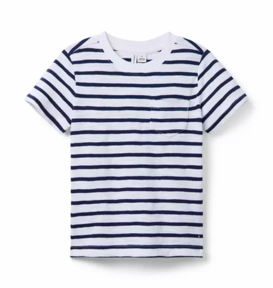 Janie & Jack The Striped Slub Tee